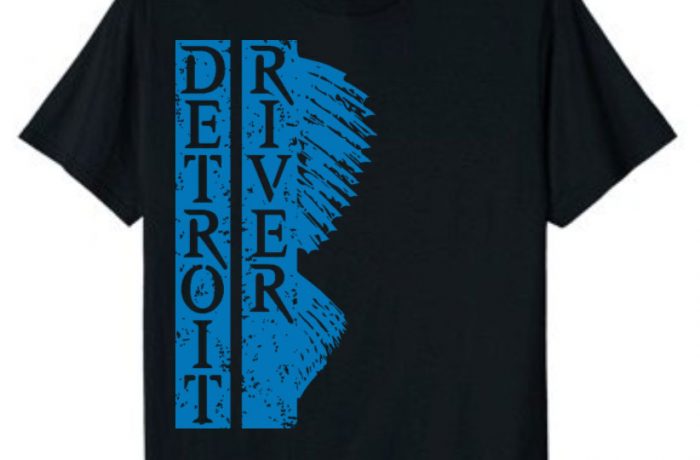 Detroit River Walleye Fishing T-Shirt