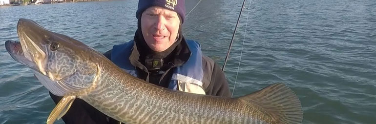 Fishing for Musky in Shallow Rivers of Lake St. Clair
