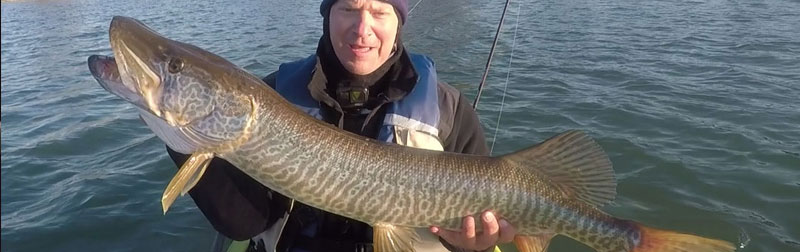 Kayak Trolling for Musky Lake St. Clair Metropark Black Creek