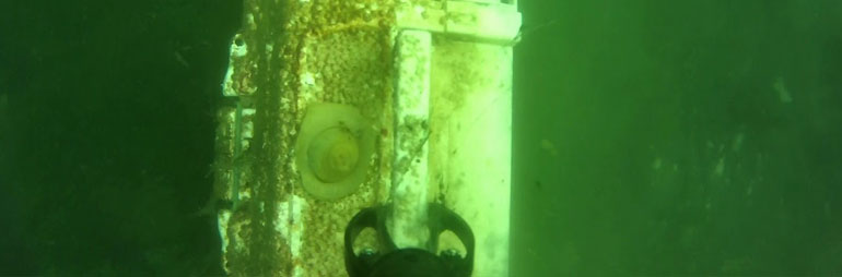 Tackle Box Recovered from Bottom Lake with Underwater Drone
