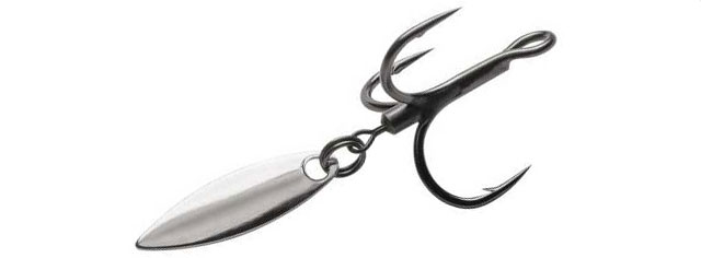 VMC Bladed Hybrid Treble Hook – Suissex Shad Spin Blade