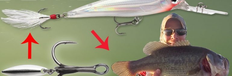 VMC Bladed Treble Review – X-Rap Jerkbait Modification