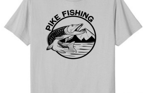 Jumping Northern Pike Fishing T-Shirt