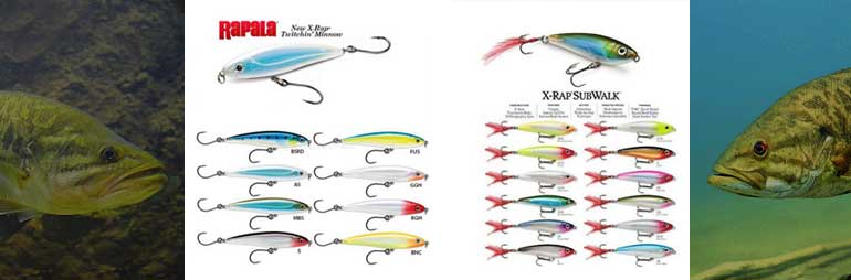 Lipless Jerkbait for Shallow Bass – X-rap SubWalk or Twitchin Minnow